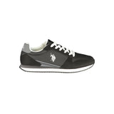 U.S. POLO ASSN. Black Polyurethane Men's Sneaker