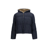 Brunello Cucinelli Blue Cotton Shell Jacket
