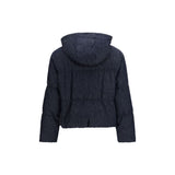 Brunello Cucinelli Blue Cotton Shell Jacket