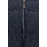Brunello Cucinelli Blue Cotton Shell Jacket