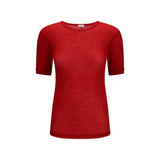 Versace Red Wool Oves Aries T-Shirt