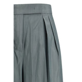 Max Mara Bicolor Wool Oves Aries Casual Pants
