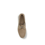 Sebago Beige Calf Leather Bos Taurus Slip-On Loafers