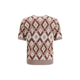Piacenza Cashmere Multicolor Cotton Sweatshirt