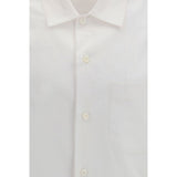 Umit Benan White Cotton Dress Shirt