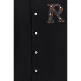 Represent Black Wool Oves Aries Bomber