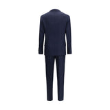 Brunello Cucinelli Blue Wool Oves Aries Two-Piece Suit