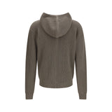 Rick Owens Gray Wool Oves Aries Hoodie