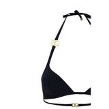 Dolce & Gabbana Black Nylon Bikini