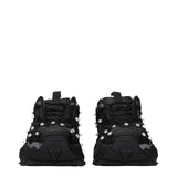 Versace Black Fabric Sneakers
