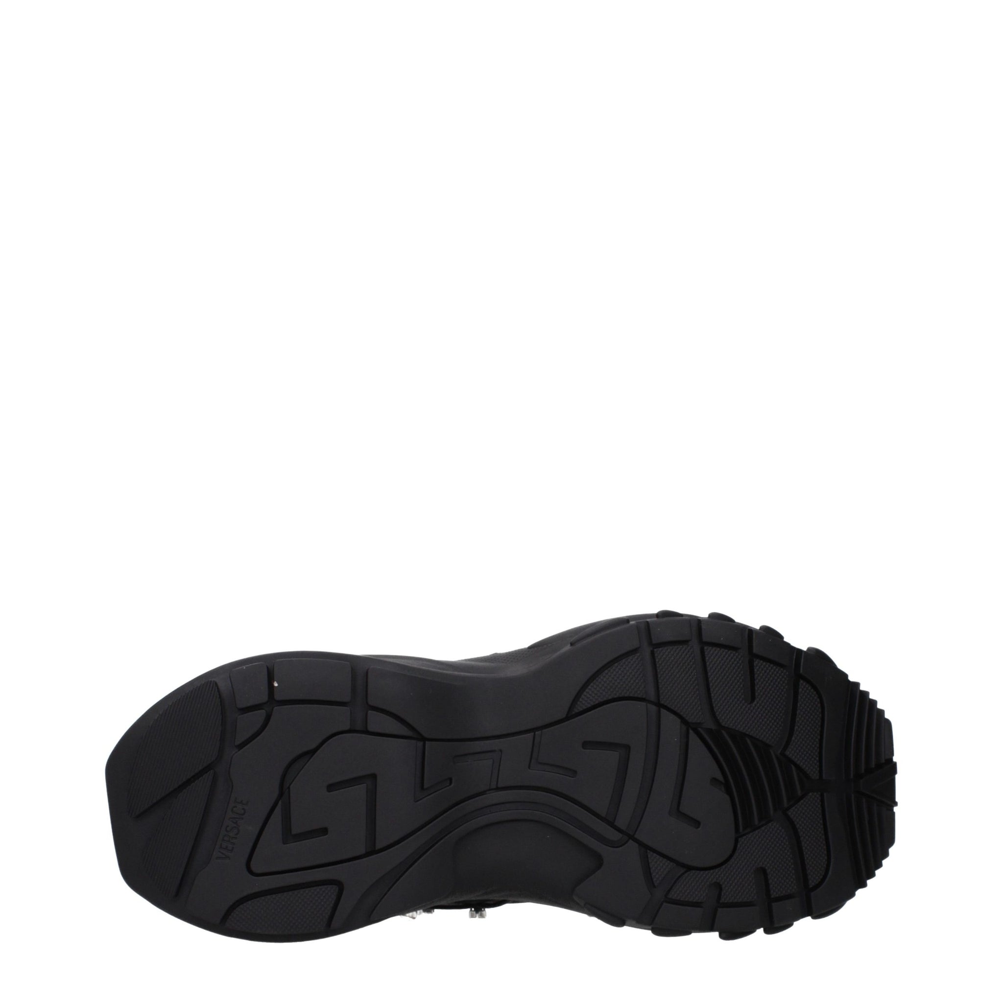 Versace Black Fabric Sneakers