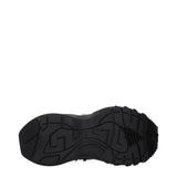 Versace Black Fabric Chunky Sneakers