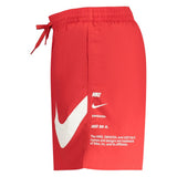 Nike Rosso Poliestere Uomo Swim Boxer