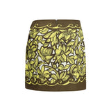 Alemais Multicolor Hemp Mini Skirt