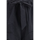Isabel Marant Étoile Black Viscose Bermuda Shorts