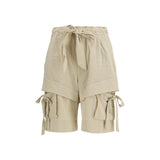 Isabel Marant Étoile Beige Viscose Bermuda Shorts