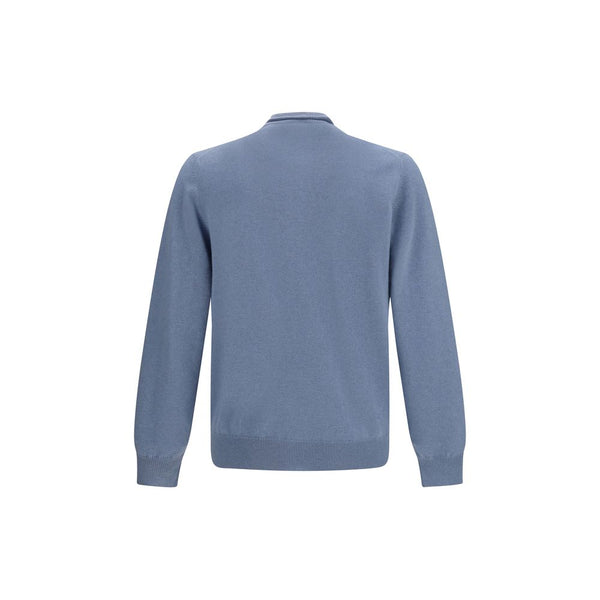Brunello Cucinelli Blue Cashmere Cardigan