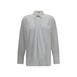 Brunello Cucinelli White Cotton Dress Shirt