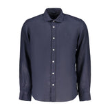 North Sails Blue Linen Men's Shirt