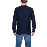 Hugo Boss Blue Cotton Sweatshirt
