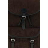 Valentino Garavani Brown Calf Leather Bos Taurus Backpack