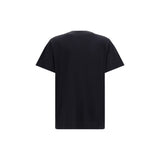 Ganni Black Cotton T-Shirt