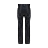 L'Agence Black Leather Pants