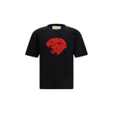 Valentino Garavani Black Cotton T-Shirt