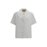 Valentino Garavani White Cotton Shortsleeve Shirt