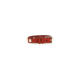 Valentino Garavani Red Calf Leather Bos Taurus Bracelet