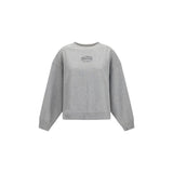 Ganni Gray Cotton Sweatshirt