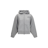 Ganni Gray Cotton Sweatshirt