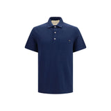 Valentino Garavani Blue Cotton Polo Shirt