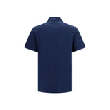 Valentino Garavani Blue Cotton Polo Shirt
