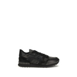 Valentino Garavani Black Polyester Athletic Sneakers