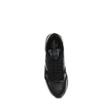 Valentino Garavani Black Polyester Athletic Sneakers