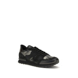 Valentino Garavani Black Polyamide Athletic Sneakers