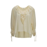 Chloé Beige Silk Blouse