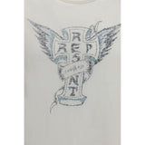 Represent White Cotton T-Shirt