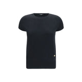Balmain Black Wool Oves Aries Sleeveles Sweater