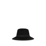 Valentino Garavani Black Cotton Fedora