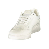 Tommy Hilfiger White Polyurethane Men's Sneaker