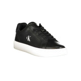 Calvin Klein Black Polyurethane Men's Sneaker
