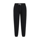 Brunello Cucinelli Black Cotton Joggers (Workout Pants)