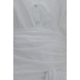 7FOR White Cotton Dress Shirt