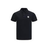 Balmain Black Cotton Polo Shirt