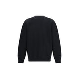 Balmain Black Cotton Sweatshirt