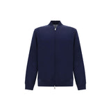 Brunello Cucinelli Blue Cotton Sweatshirt
