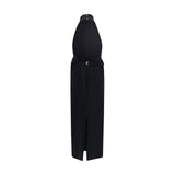 Khaite Black Polyester Cocktail Dress