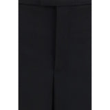 Gucci Black Wool Oves Aries Casual Pants